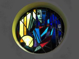 Kreuzwegfenster: 15. Station Auferstehung Jesu Christi
