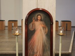 Herz-Jesu-Gnadenbild am Fest der Göttlichen Barmherzigkeit